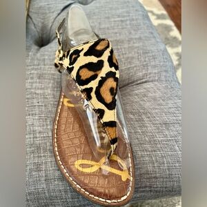 Sam Edelman leopard print sandal
